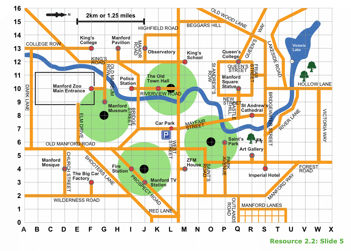 Map: Green fog