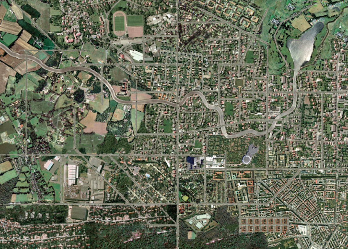 Satellite view of Manford